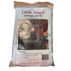 Vtg Quilt Kit LITTLE ANGEL ~Wallhanging Folk Art~French Country~ Pellman ~Sewing